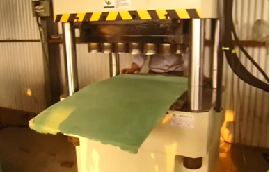 160T電動砂輪磨(mó)片成型液壓機